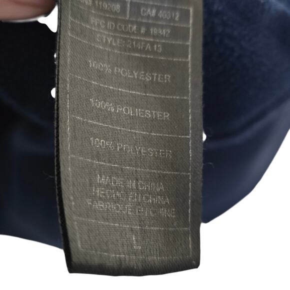 OKC Thunder Hoodie Blue Adidas Pullover Sweatshirt Sweater Oklahoma City Mens L - Picture 7 of 8